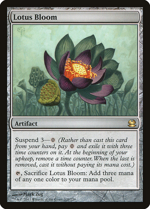 Modern Masters - 208 - Lotus Bloom - Rare - C - Non-foil (Front)