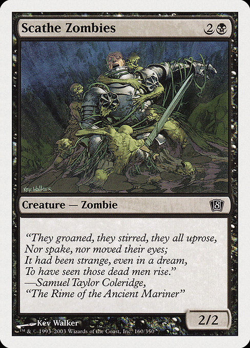 Eighth Edition - 160 - Scathe Zombies - Common - B - Non-foil (Front)