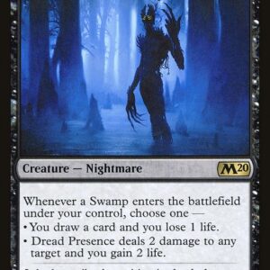 Core Set 2020 - 96 - Dread Presence - Rare - B - Foil