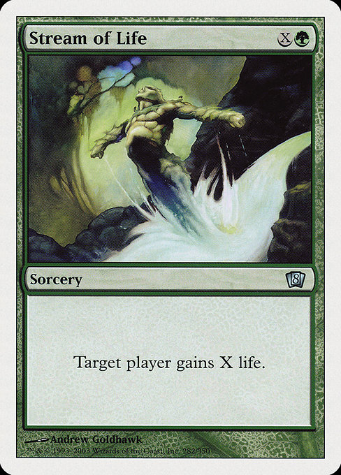 Eighth Edition - 282 - Stream of Life - Uncommon - G - Non-foil (Front)