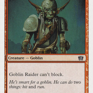 Eighth Edition - 191 - Goblin Raider - Common - R - Non-foil (Front)