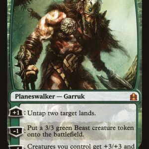 Commander 2011 - 157 - Garruk Wildspeaker - Mythic - G - Non-foil (Front)