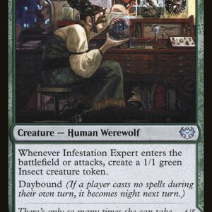 Innistrad: Crimson Vow - 206 - Infestation Expert // Infested Werewolf - Uncommon - C - Non-foil