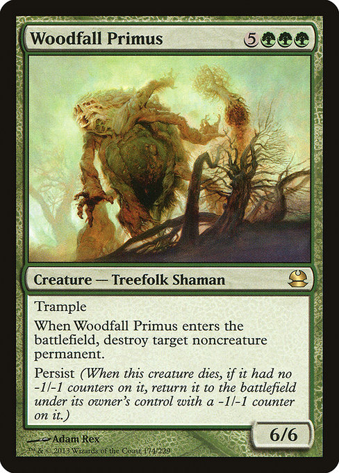 Modern Masters - 174 - Woodfall Primus - Rare - G - Non-foil (Front)