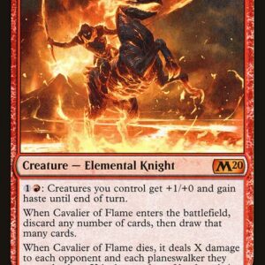Core Set 2020 - 125 - Cavalier of Flame - Mythic - R - Foil