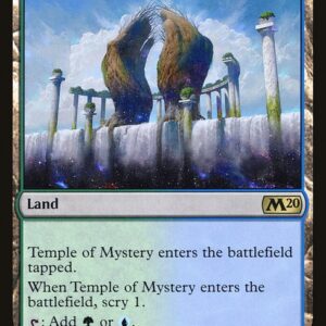 Core Set 2020 - 255 - Temple of Mystery - Rare - C - Foil