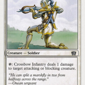 Eighth Edition - 15 - Crossbow Infantry - Common - W - Non-foil (Front)