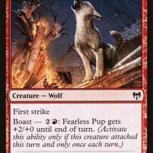 Kaldheim - 136 - Fearless Pup - Common - R - Foil