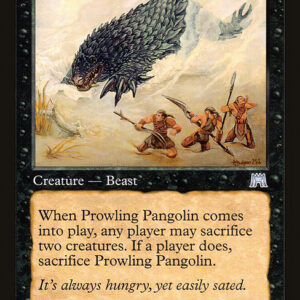 Onslaught - 163 - Prowling Pangolin - Uncommon - B - Non-foil (Front)