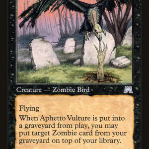 Onslaught - 126 - Aphetto Vulture - Uncommon - B - Non-foil (Front)