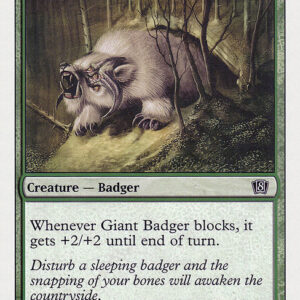 Eighth Edition - 253 - Giant Badger - Common - G - Non-foil (Front)
