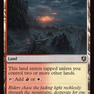 Innistrad Remastered - 286 - Sundown Pass - Rare - C - Non-foil (Front)