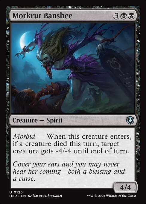 Innistrad Remastered - 125 - Morkrut Banshee - Uncommon - B - Non-foil (Front)