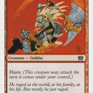 Eighth Edition - 212 - Raging Goblin - Common - R - Non-foil (Front)