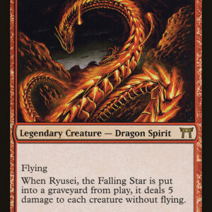 Champions of Kamigawa - 185 - Ryusei, the Falling Star - Rare - R - Non-foil