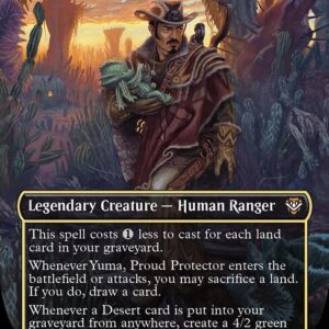 Outlaws of Thunder Junction Commander - 4 - Yuma, Proud Protector - Mythic - Multi - Non-foil (Front)