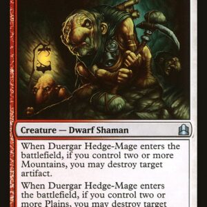 Commander 2011 - 195 - Duergar Hedge-Mage - Uncommon - WR - Non-foil (Front)