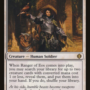 Shards of Alara - 21 - Ranger of Eos - Rare - W - Non-foil (Front)