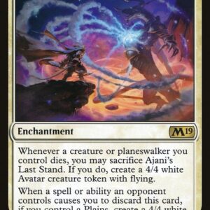 Core Set 2019 - 4 - Ajani's Last Stand - Rare - W - Non-foil