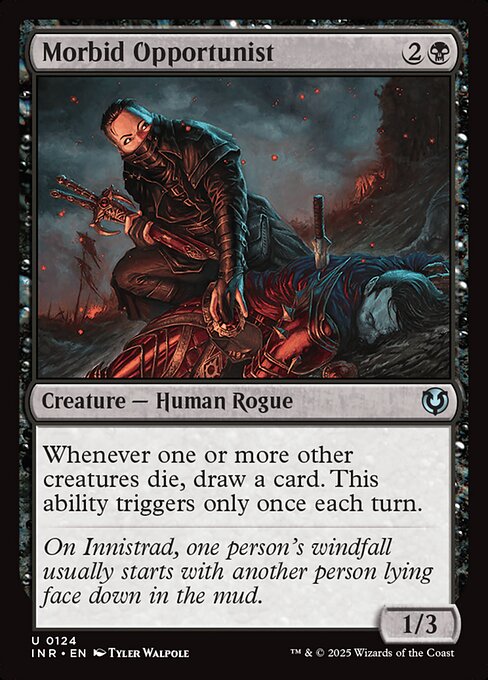 Innistrad Remastered - 124 - Morbid Opportunist - Uncommon - B - Non-foil (Front)