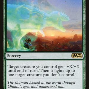 Core Set 2021 - 197 - Primal Might - Rare - G - Foil