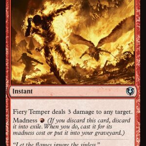 Innistrad Remastered - 154 - Fiery Temper - Uncommon - R - Non-foil (Front)