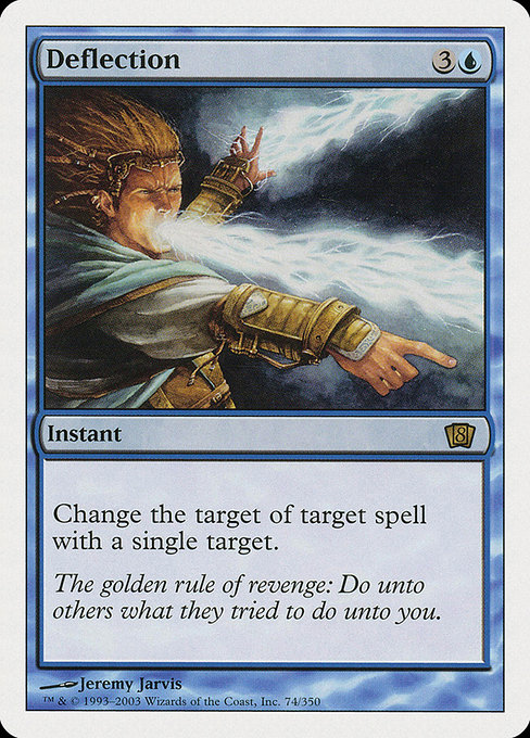 Eighth Edition - 74 - Deflection - Rare - U - Non-foil (Front)