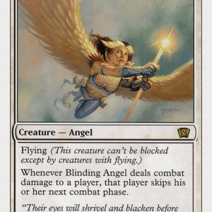 Eighth Edition - 8 - Blinding Angel - Rare - W - Non-foil (Front)