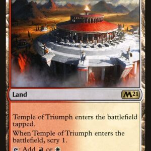 Core Set 2021 - 256 - Temple of Triumph - Rare - C - Foil