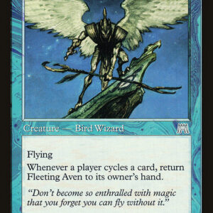 Onslaught - 83 - Fleeting Aven - Uncommon - U - Non-foil (Front)