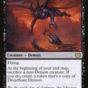 Innistrad: Crimson Vow - 108 - Dreadfeast Demon - Rare - B - Foil