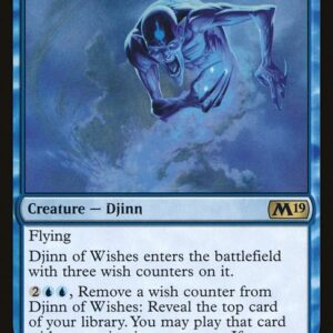 Core Set 2019 - 52 - Djinn of Wishes - Rare - U - Non-foil
