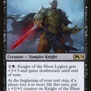 Core Set 2020 - 105 - Knight of the Ebon Legion - Rare - B - Non-foil