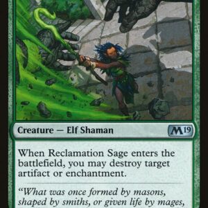 Core Set 2019 - 196 - Reclamation Sage - Uncommon - G - Non-foil