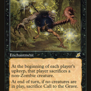 Scourge - 58 - Call to the Grave - Rare - B - Non-foil (Front)