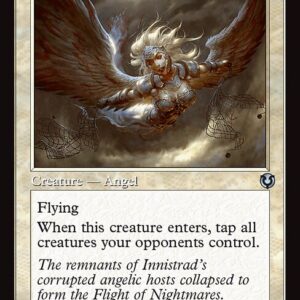 Innistrad Remastered - 350 - Subjugator Angel - Uncommon - W - Non-foil - Promo (Front)