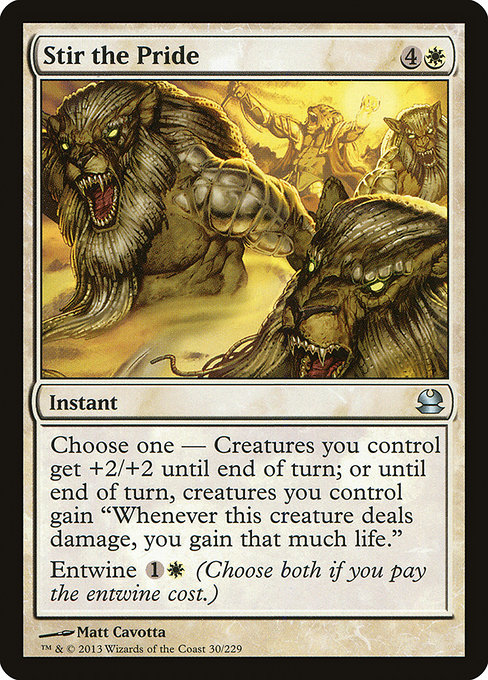 Modern Masters - 30 - Stir the Pride - Uncommon - W - Non-foil (Front)