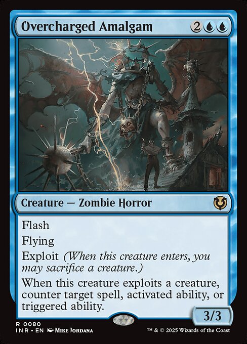 Innistrad Remastered - 80 - Overcharged Amalgam - Rare - U - Non-foil (Front)