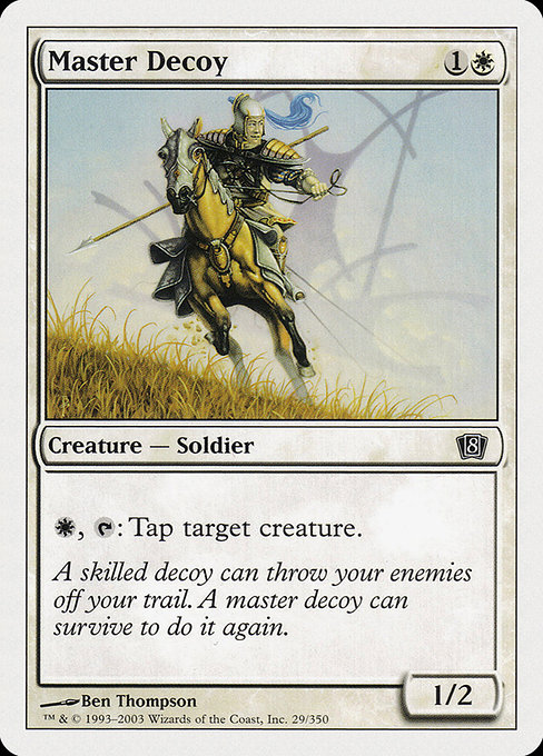 Eighth Edition - 29 - Master Decoy - Common - W - Non-foil (Front)