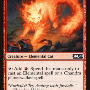 Core Set 2020 - 129 - Chandra's Embercat - Common - R - Foil