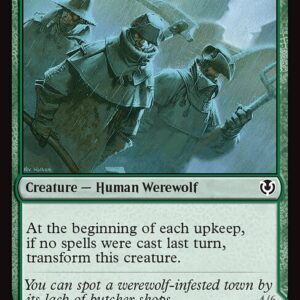 Innistrad Remastered - 224 - Villagers of Estwald // Howlpack of Estwald - Common - C - Non-foil (Front)