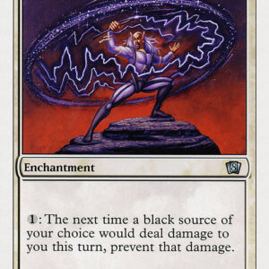Eighth Edition - 10 - Circle of Protection: Black - Uncommon - W - Non-foil (Front)
