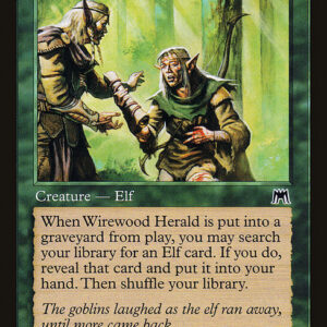 Onslaught - 302 - Wirewood Herald - Common - G - Non-foil (Front)
