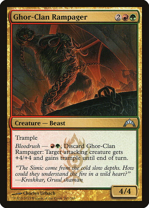 Gatecrash - 167 - Ghor-Clan Rampager - Uncommon - RG - Non-foil (Front)