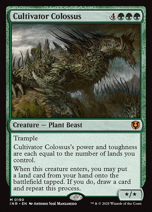 Innistrad Remastered - 190 - Cultivator Colossus - Mythic - G - Non-foil (Front)