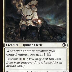 Innistrad Remastered - 32 - Lunarch Veteran // Luminous Phantom - Common - C - Non-foil (Front)