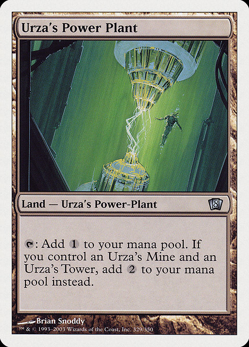 Eighth Edition - 329 - Urza's Power Plant - Uncommon - C - Non-foil (Front)