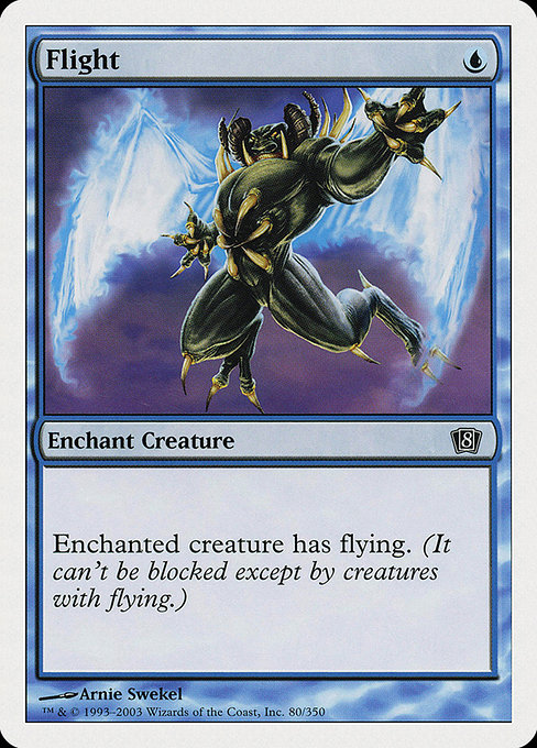 Eighth Edition - 80 - Flight - Common - U - Non-foil (Front)