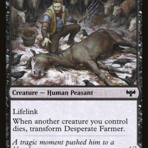 Innistrad: Crimson Vow - 104 - Desperate Farmer // Depraved Harvester - Common - C - Non-foil