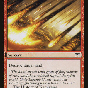 Champions of Kamigawa - 191 - Stone Rain - Common - R - Non-foil